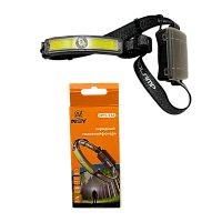 Фонарь налобный Без бренда HYT-T12 от батареек 3хАА