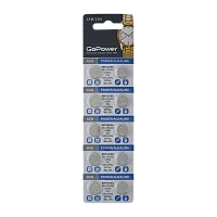 Батарейка GoPower G8/LR1120/LR55/391A/191 BL10 Щелочная 1.55V (10/1000/3600)