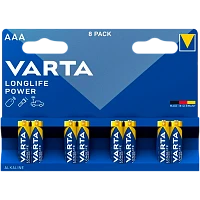 Батарейка Varta LONGLIFE POWER (HIGH ENERGY) LR03 AAA BL8 Alkaline 1.5V (4903) (8/160)