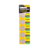 Батарейка Toshiba CR2430 BL5 Lithium 3V (5/100/12000)