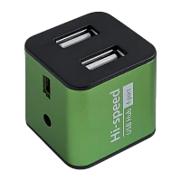 USB-Хаб Defender Quadro Iron 4USB зеленый (1/100)