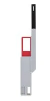 Зажигалка пьезо HomeStar HS-1205 серый (1/30)