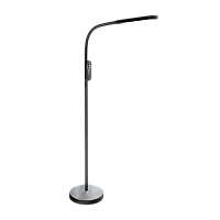 Торшер Camelion KD-871F 15W 230V LED 3 режима на основании с пультом черный (1/3)