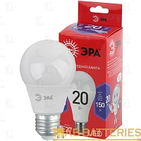 Лампа светодиодная ЭРА A65 E27 20W 6500К 220-240V груша RED LINE (1/10/100)