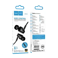 Наушники внутриканальные HOCO M112 с микр. черный (1/31/310)