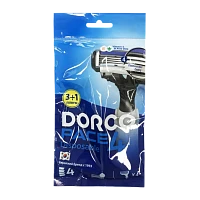 Бритва одноразовая DORCO "PACE4" 4 лезвия 3+1шт. (1/12/24) 