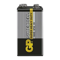 Батарейка GP Supercell Крона 6F22 Shrink 1 Heavy Duty 9V (1/10/500) R