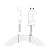 Кабель HOCO X24 USB (m)-Type-C (m) 1.0м 2.4A TPE белый (1/31/310)