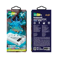 Внешний аккумулятор MORE CHOICE PB42S-10 10000mAh 2.1A 2USB белый