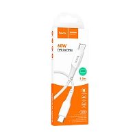 Кабель HOCO X70 Type-C (m)-Type-C (m) 1м 3.0A 60W нейлон белый (1/31/310)