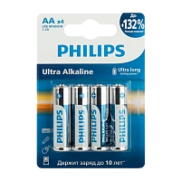 Батарейка Philips ULTRA LR6 AA BL4 Alkaline 1.5V (4/48/144/18432)