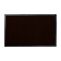 Коврик придверный VORTEX "TRIP" 50х80см ребристый коричневый (1/10)