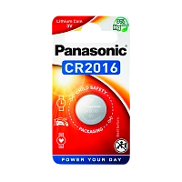 Батарейка Panasonic Power Cells CR2016 BL1 Lithium 3V в блистере (1/12) 