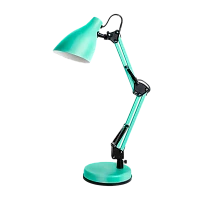 Светильник настольный Camelion KD-331 40W 230V E27 на основании 1.6м мятный (1/6)