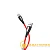 Кабель HOCO X39 USB (m)-Type-C (m) 1.0м 2.4A ткань красный (1/33/330)
