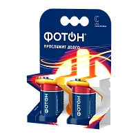 Батарейка Фотон LR14 C BL2 Alkaline 1.5V (2/20/120)