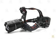 Фонарь налобный Без бренда FA-F39-P100 COB от аккумулятора 3 режима+ZOOM черный