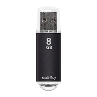 Флеш-накопитель Smartbuy V-Cut 8GB USB2.0 пластик черный