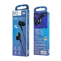 Наушники внутриканальные GFPower M17 с микр. черный (1/200/800)