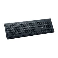 Клавиатура беспроводная Smartbuy 206 SLIM классическая USB мультимед. черный (1/20)