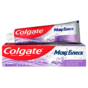 Зубная паста COLGATE Сверкающие кристаллы МаксБлеск 100мл (1/48)