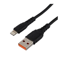 Кабель GoPower GP06L USB (m)-Lightning (m) 1м 2.4A ПВХ черный (1/200/800)