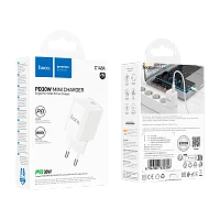 Сетевое З/У HOCO C148A Type-C 3.0A 30W PD3.0 белый (1/30/180)