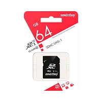 Карта памяти SD Smartbuy 64GB Class10 45 МБ/сек