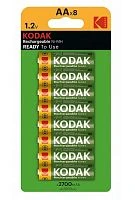 Аккумулятор предзаряженный RTU Kodak HR6 AA BL8 NI-MH 2700mAh (8/48/384/10752)