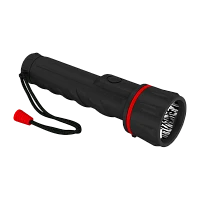 Фонарь универсальный Рекорд ММ-0203 3LED от батареек черный (1/10/60)