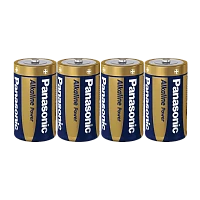 Батарейка Panasonic Alkaline power LR20 D Shrink 4 1.5V (4/24/120)