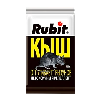 Отпугиватель грызунов Рубит Кыш нетоксичный Репеллент 80г (1/50)
