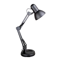 Светильник настольный Camelion KD-313 60W 230V E27 на основании черный (1/6)