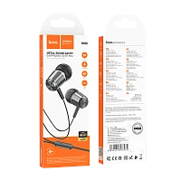 Наушники внутриканальные HOCO M108 с микр. серый (1/31/310)