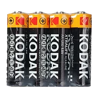 Батарейка Kodak XTRALIFE LR6 AA Shrink 4 Alkaline 1.5V (4/60/600/21600)
