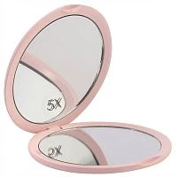 Зеркало Camelion M148-SM складное 1х/5х розовый (1/10/100)