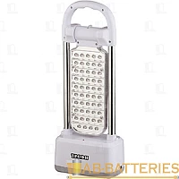 Фонарь туристический Трофи TK49 49LED от аккумулятора IP44 белый (1/24/192)