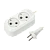 Удлинитель Smartbuy 2р.Б/З 10A 3.0м белый (1/50)