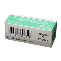 Батарейка SEIZAIKEN 361 (SR721W) Silver Oxide 1.55V (1/10/100/1000)