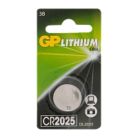 Батарейка GP CR2025 BL1 Lithium 3V (1/10/600)