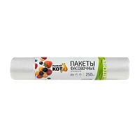Пакет для расфасовки Рыжий кот 25см x 32см ПНД 6мкм 250шт. прозрачный (1/15)
