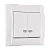 Выключатель Makel Defne 2-клав.10A пластик с подсветкой белый 42001023 (1/12)