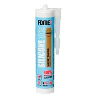 Герметик FOME FLEX Sanitary Silicon 102 310мл силиконовый прозрачный (1/12)