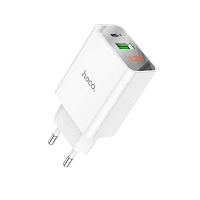 Сетевое З/У Borofone BA79A 3USB/Type-C 3.0A 20W QC3.0 белый (1/35/140)