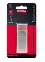 Лезвия сменные 18 мм для ножей строительных, трапециевидное 10 шт., Smartbuy tools (1/400)