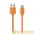 Кабель Smartbuy iK-512c USB (m)-Lightning (m) 1.2м 2.1A силикон оранжевый (1/500)