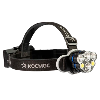 Фонарь налобный Космос KOC852Lit от аккумулятора (1/60)