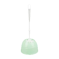 Ершик для унитаза BEROSSI "Aqua" 35.4см x 13.42см с подставкой салатовый (1/20)