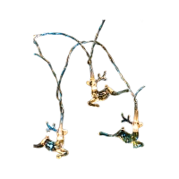 Гирлянда Космос Олени 10LED 5*4*0.5см белый теплый (1/20)