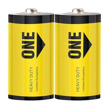 Батарейка Smartbuy ONE ECO R20 D Shrink 2 Heavy Duty 1.5V (2/24/288)